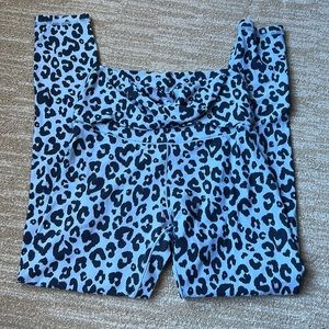 Aerie offline criss cross leggings cheetah